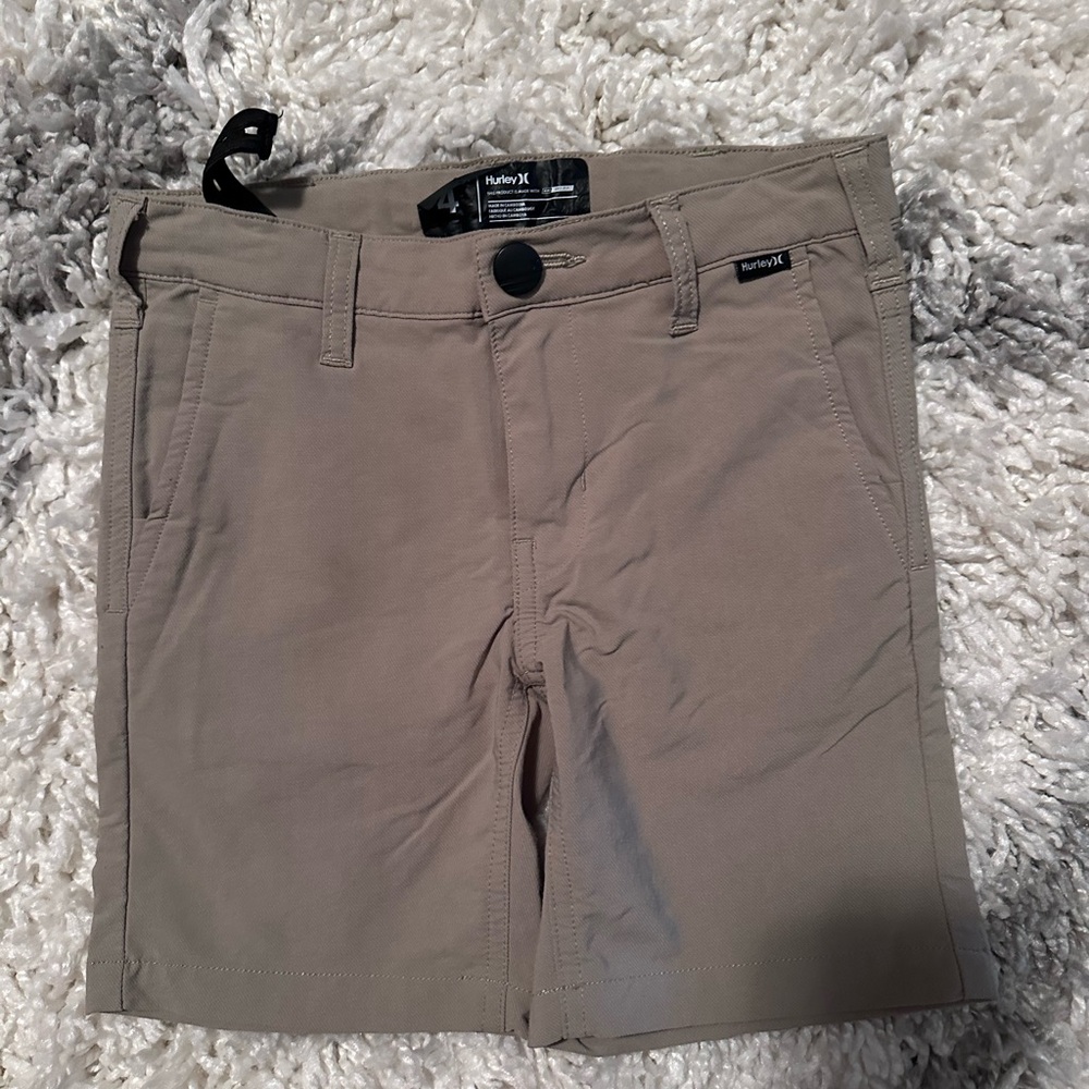Hurley Khaki Shorts Sz 4 -